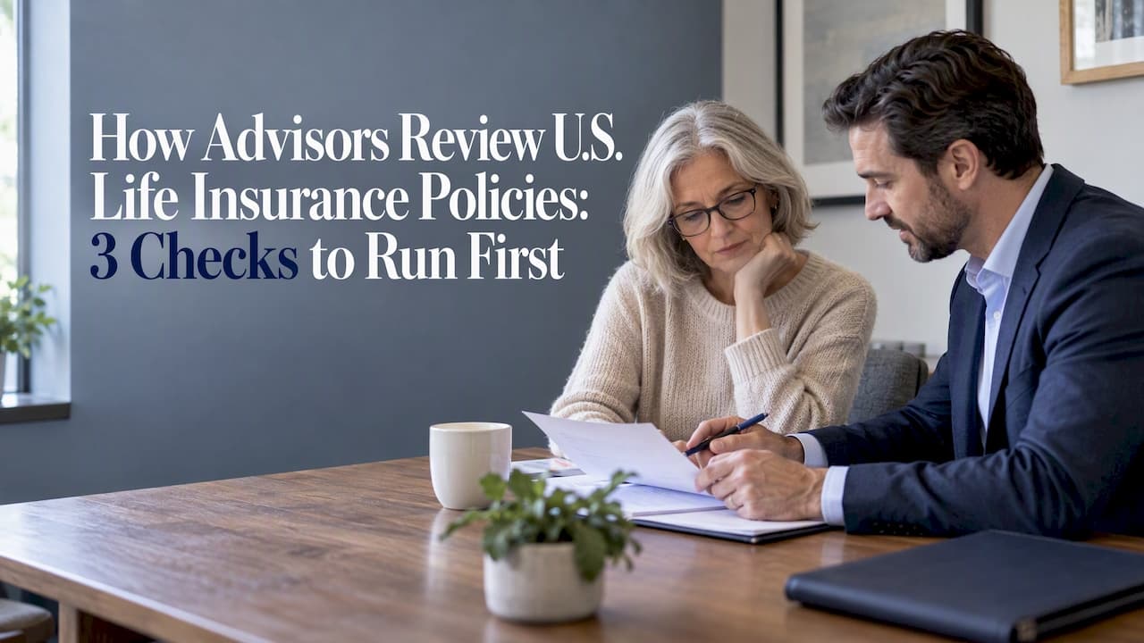 How Advisors Review U.S. Life Insurance Policies: 3 Checks to Run First