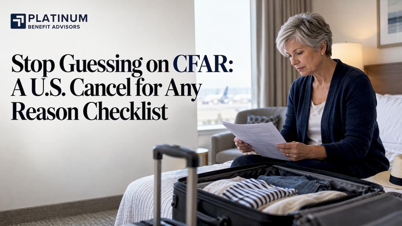 Stop Guessing on CFAR: A U.S. Cancel for Any Reason Checklist