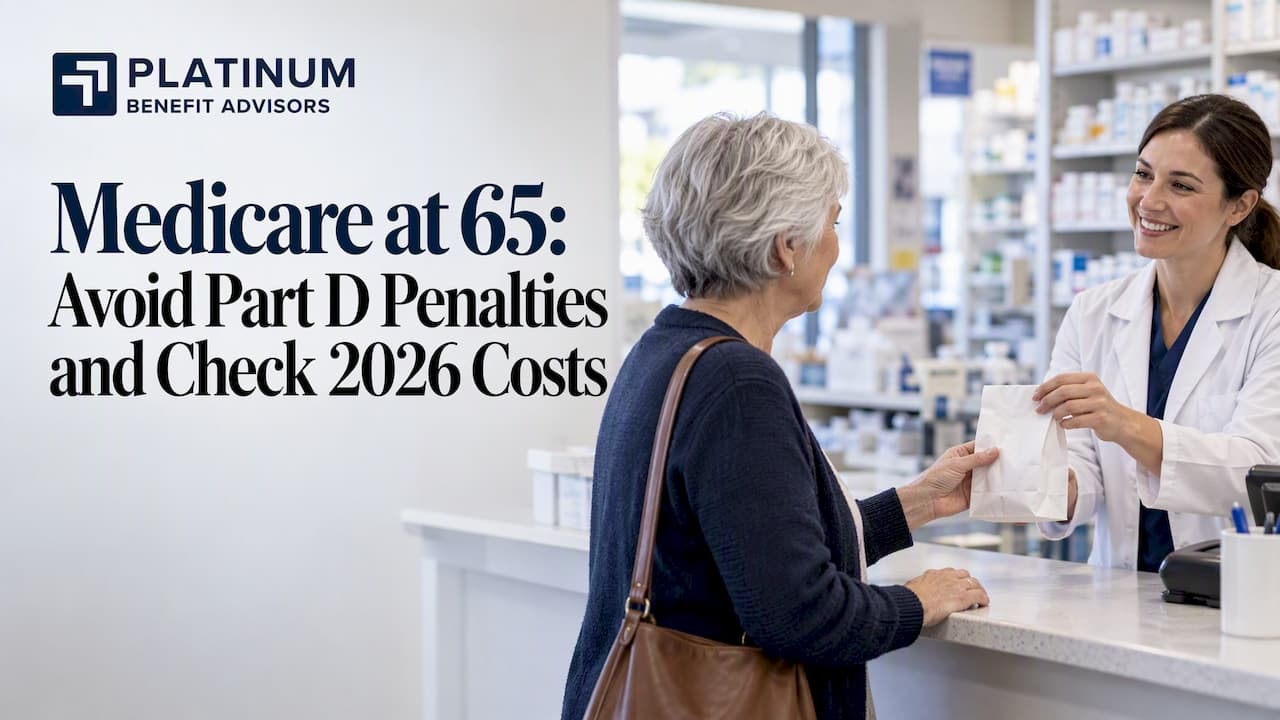 Medicare at 65: Avoid Part D Penalties and Check 2026 Costs