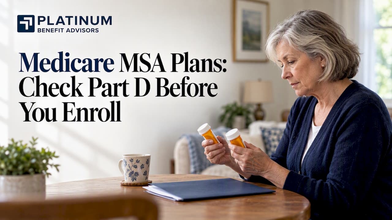Medicare MSA Plans: Check Part D Before You Enroll